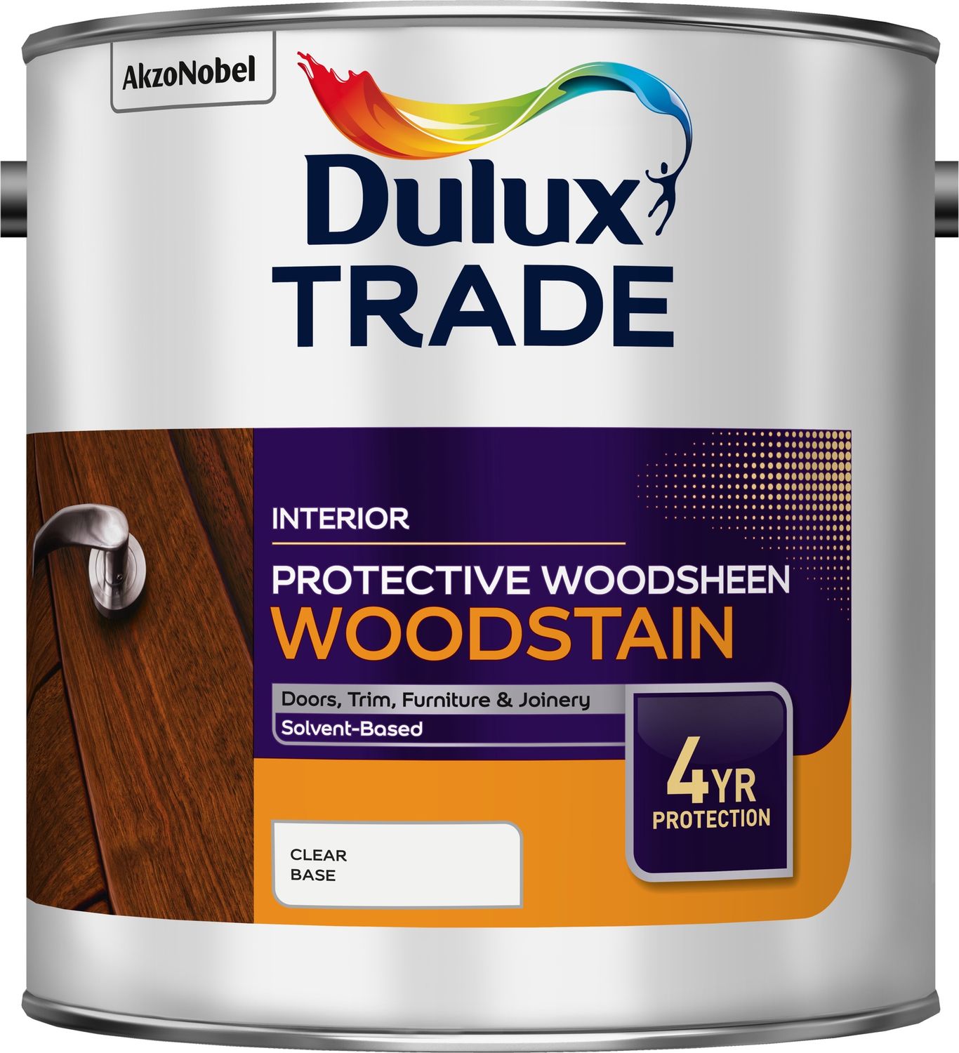 DULUX TRADE PROT WOODSHEEN CLEAR BS 2.5L