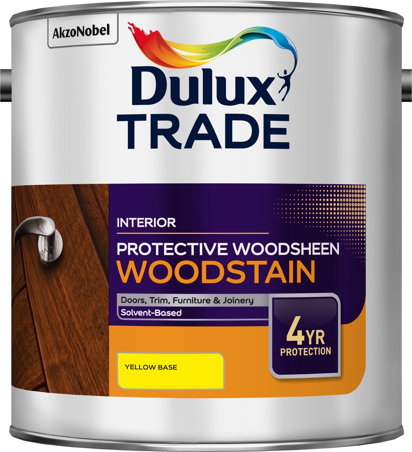 DULUX TRADE PROT WOODSHEEN YELLOW BS 2.5L