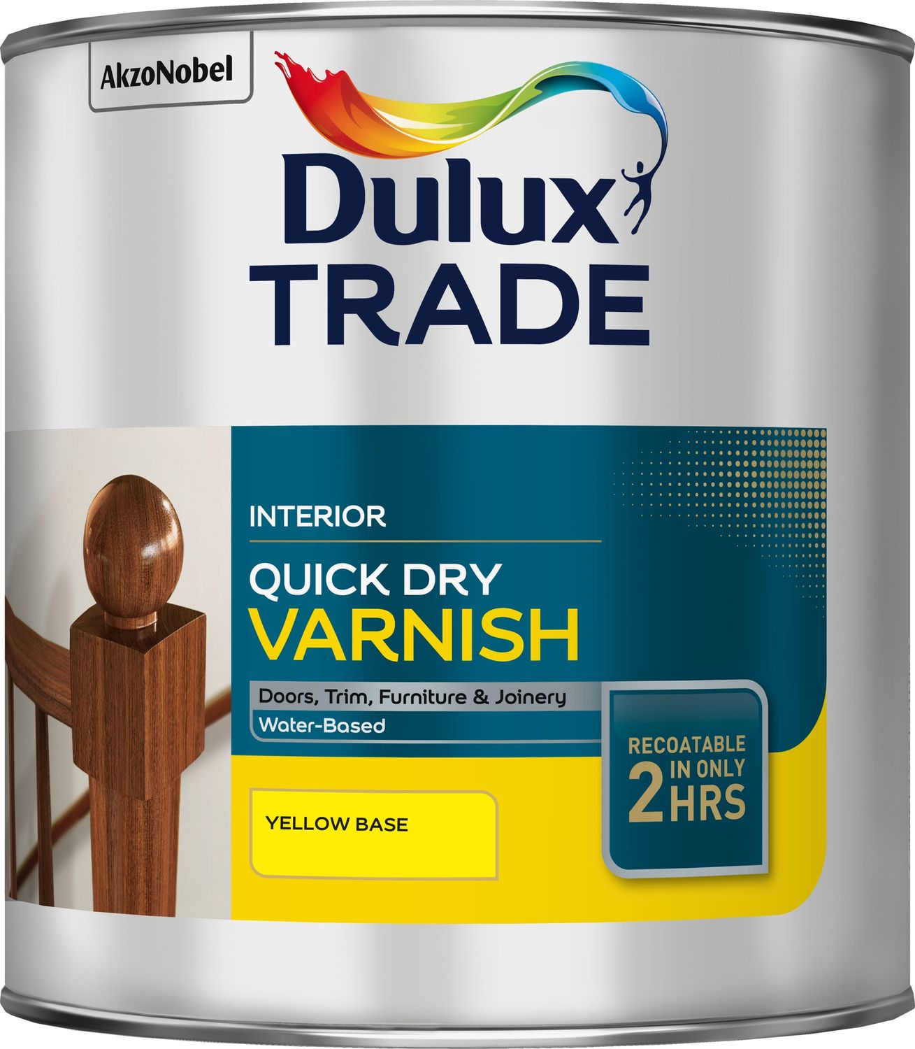 DULUX TRADE Q/D VARNISH SATIN YELLOW BS 2.5L