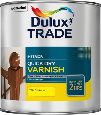 DULUX TRADE Q/D VARNISH SATIN YELLOW BS 2.5L