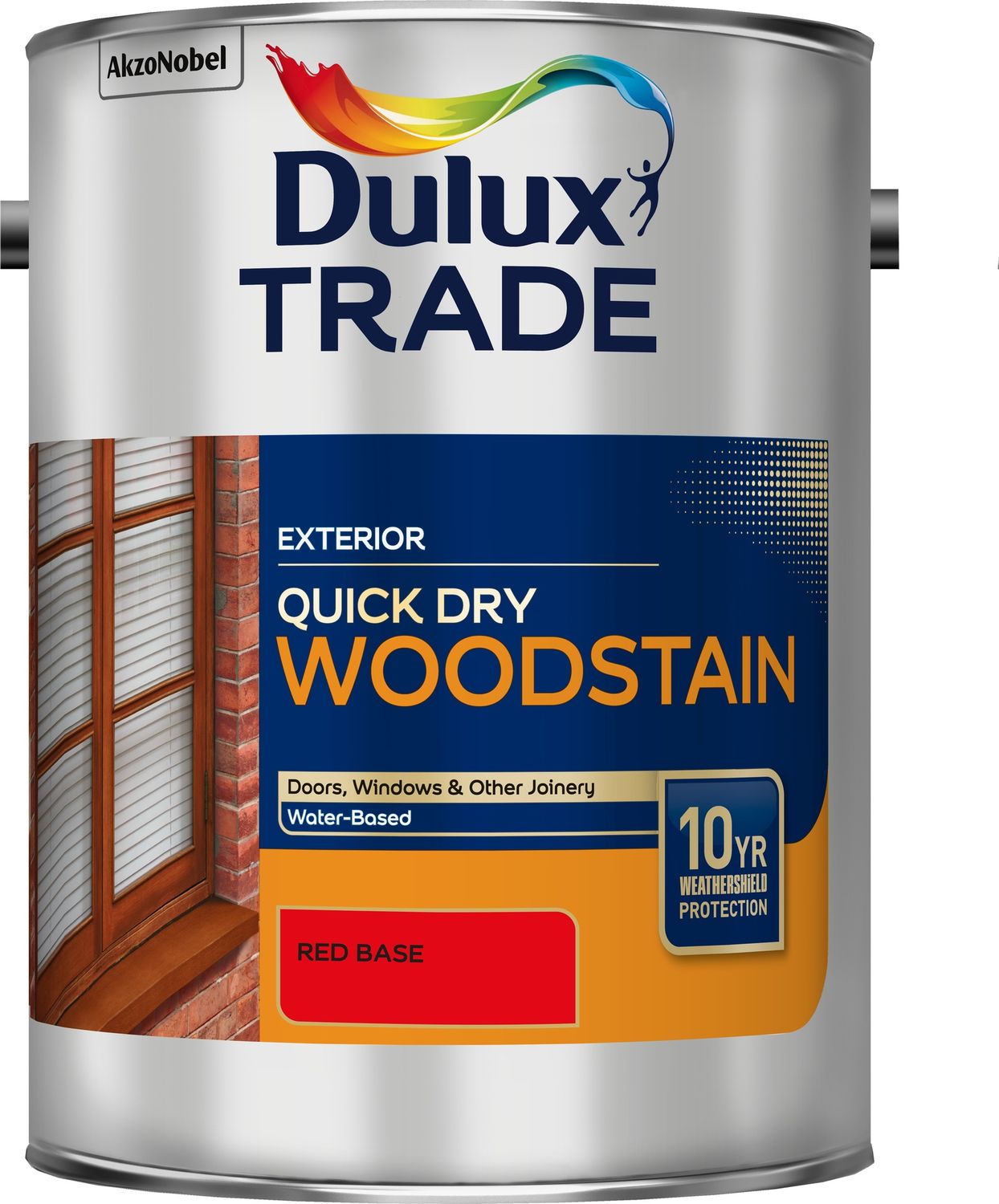 DULUX TRADE QUICK DRY WOODSTAIN RED BS 5L