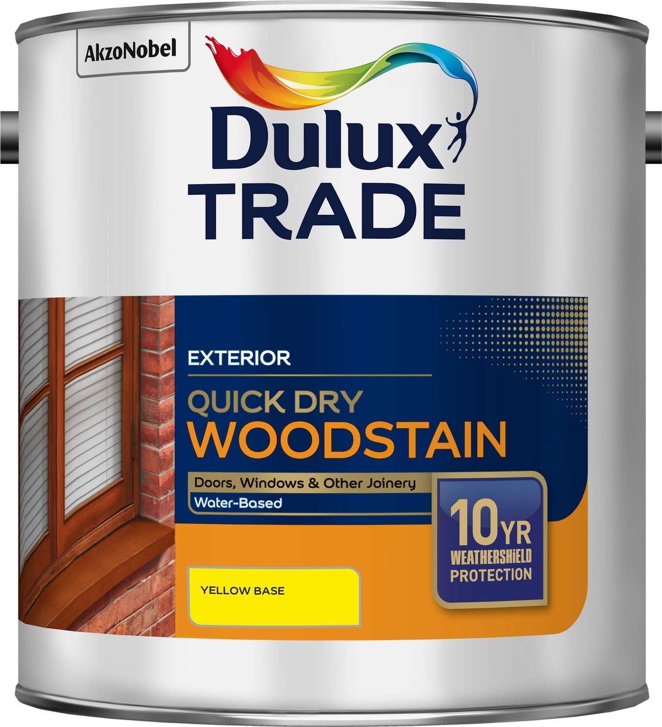 DULUX TRADE QUICK DRY WOODSTAIN YELLOW BS 2.5L