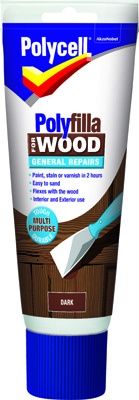 POLYCELL P/FILL WOOD GEN/REP DARK TUBE 330GM