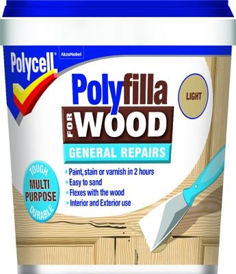POLYCELL P/FILL WOOD GEN/REP LIGHT TUB 380GM
