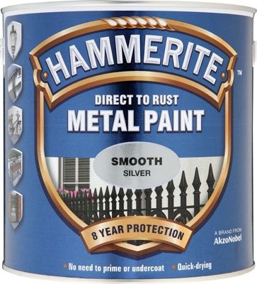 HAMMERITE METAL PAINT SMOOTH SILVER 2.5L