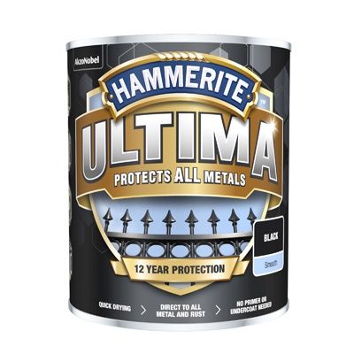 HAMMERITE ULTIMA SMOOTH BLACK 750ML