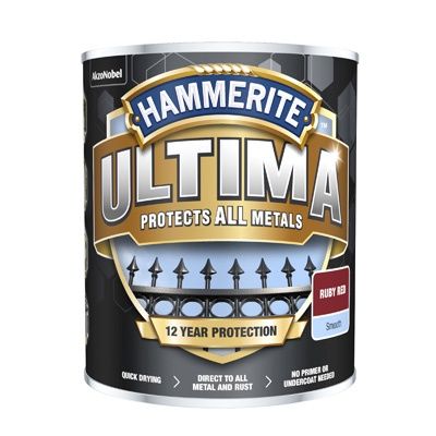 HAMMERITE ULTIMA SMOOTH RUBY RED 750ML