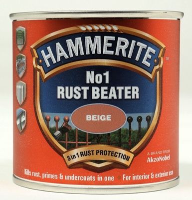 HAMMERITE NO.1 RUST BEATER BEIGE 250ML