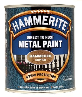 HAMMERITE METAL PAINT HAMMERED COPPER 750ML