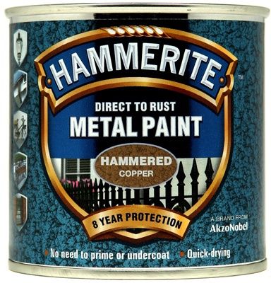 HAMMERITE METAL PAINT HAMMERED COPPER 250ML