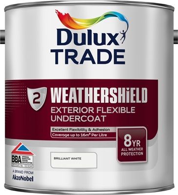 DULUX TRADE W/SHIELD EXT/UNDERCOAT B/WHITE 2.5L