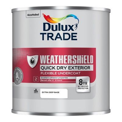 DULUX TRADE W/SHIELD QD EXT FLEX U/COAT EX DEEP BS 1L