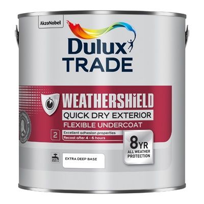 DULUX TRADE W/SHIELD QD EXT FLEX U/COAT EX DEEP BS 2.5L