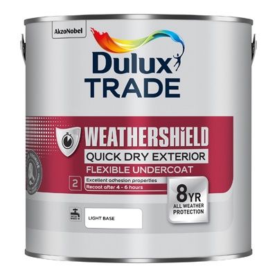 DULUX TRADE W/SHIELD QD EXT FLEX U/COAT LT BS 2.5L