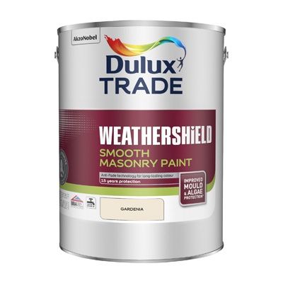DULUX TRADE W/SHIELD SMOOTH MASONRY GARDENIA 5L