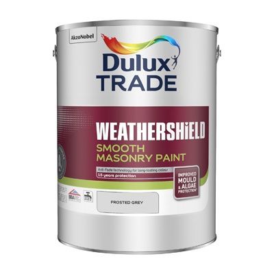 DULUX TRADE W/SHIELD SMOOTH MASONRY FROST/GREY 5L