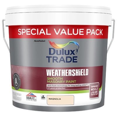 DULUX TRADE W/SHIELD SMOOTH MASONRY MAGNOLIA 7.5L