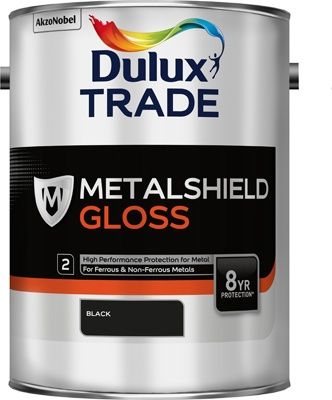 DULUX TRADE METALSHIELD GLOSS BLACK 5L