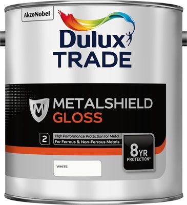 DULUX TRADE METALSHIELD GLOSS WHITE 2.5L