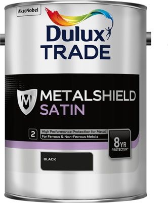 DULUX TRADE METALSHIELD SATIN BLACK 5L