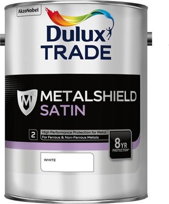 DULUX TRADE METALSHIELD SATIN WHITE 5L