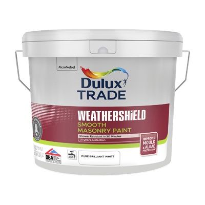 DULUX TRADE W/SHIELD SMOOTH MASONRY PBW 10L