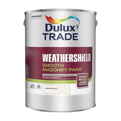 DULUX TRADE W/SHIELD SMOOTH MASONRY JASM/WHITE 5L