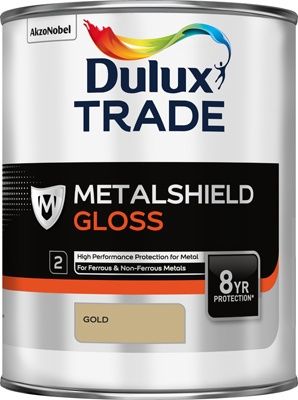 DULUX TRADE METALSHIELD GLOSS GOLD 1L