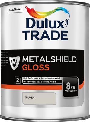 DULUX TRADE METALSHIELD GLOSS SILVER 1L