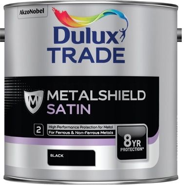 DULUX TRADE METALSHIELD SATIN BLACK 2.5L
