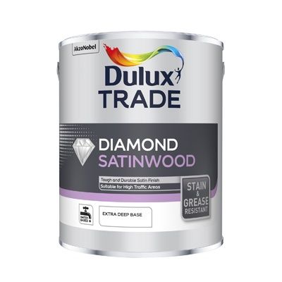 DULUX TRADE DIAMOND SATINWOOD E/DEEP BS 2.5L