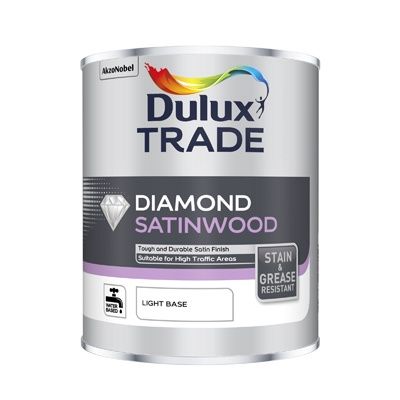 DULUX TRADE DIAMOND SATINWOOD LIGHT BS 1L