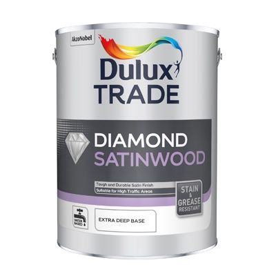 DULUX TRADE DIAMOND SATINWOOD E/DEEP BS 5L