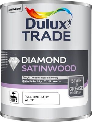 DULUX TRADE DIAMOND SATINWOOD PBW 1L