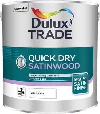 DULUX TRADE QUICK DRY SATINWOOD LIGHT BS 2.5L