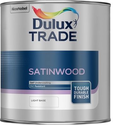 DULUX TRADE SATINWOOD LIGHT BS 1L