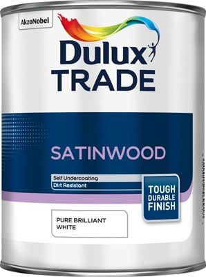DULUX TRADE SATINWOOD PBW 1L