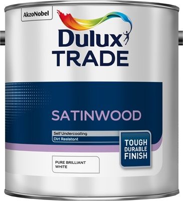 DULUX TRADE SATINWOOD PBW 2.5L