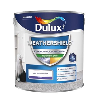 DULUX RETAIL W/SHIELD QD SATIN PBW 2.5L