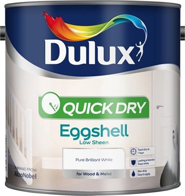DULUX RETAIL QD EGGSHELL PBW 2.5L