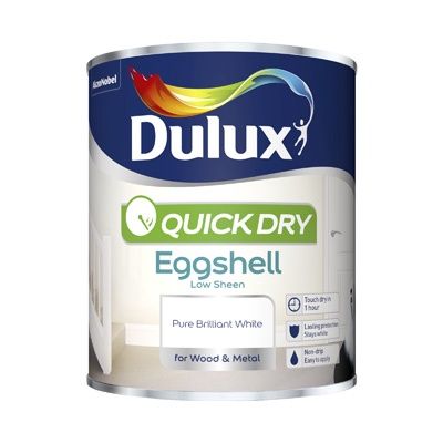 DULUX RETAIL QD EGGSHELL PBW 750ML