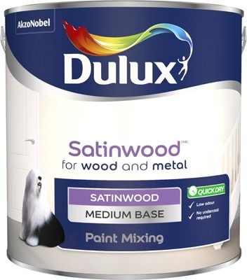DULUX RETAIL COL/MIX SATINWOOD MEDIUM BS 2.5L