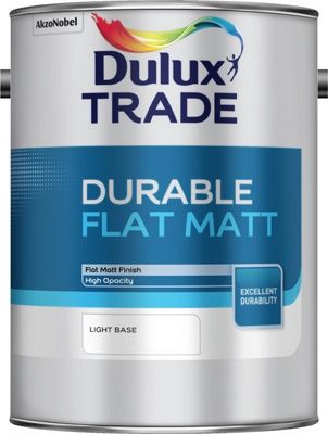 DULUX TRADE DURABLE FLAT MATT LIGHT BS 5L