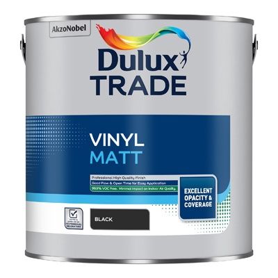 DULUX TRADE V/MATT BLACK 2.5L