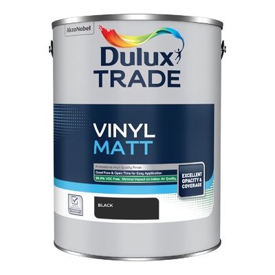 DULUX TRADE V/MATT BLACK 5L