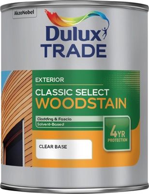 DULUX TRADE CLASSIC SELECT W/STAIN CLEAR BS 1L