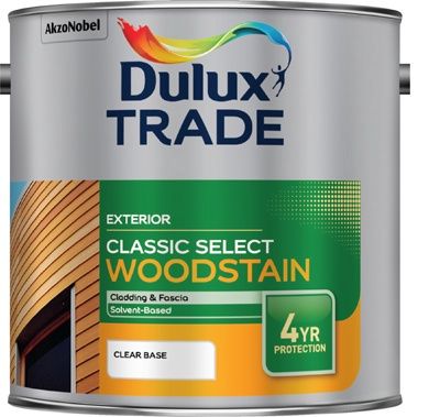 DULUX TRADE CLASSIC SELECT W/STAIN CLEAR BS 2.5L
