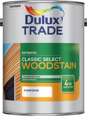 DULUX TRADE CLASSIC SELECT W/STAIN CLEAR BS 5L