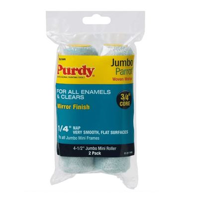 PURDY PARROT JUMBO MINI ROLLER SLEEVES 4.5 INCH (2PK)