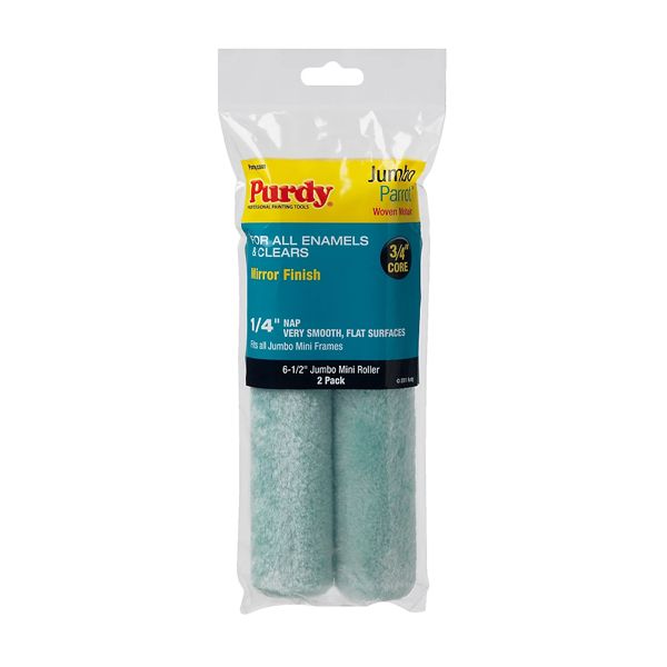 PURDY PARROT JUMBO MINI ROLLER SLEEVES 6.5 INCH (2PK)